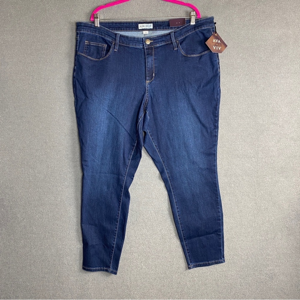 AVA & VIV women’s skinny jeans size 20W